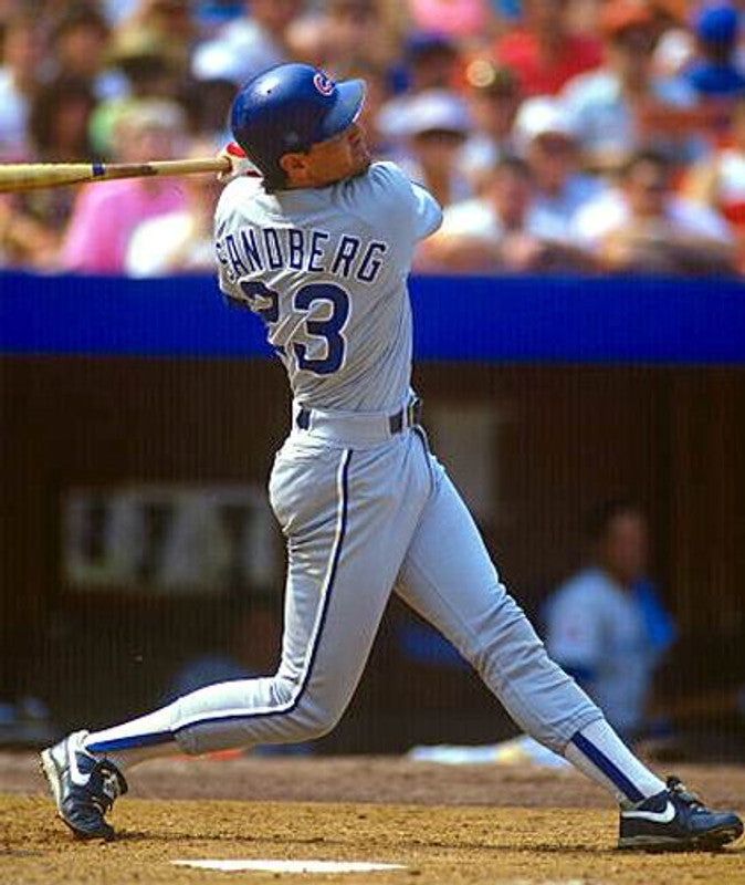 Ryne Sandberg Chicago Cubs 1990 Away Baseball Stitched Baseball Jersey | CTJS0469