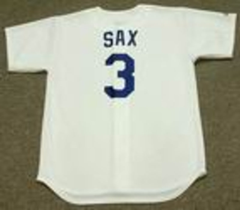 Steve Sax Los Angeles Dodgers 1988 Cooperstown Throwback Home Stitched Baseball Jersey | CTJS0310