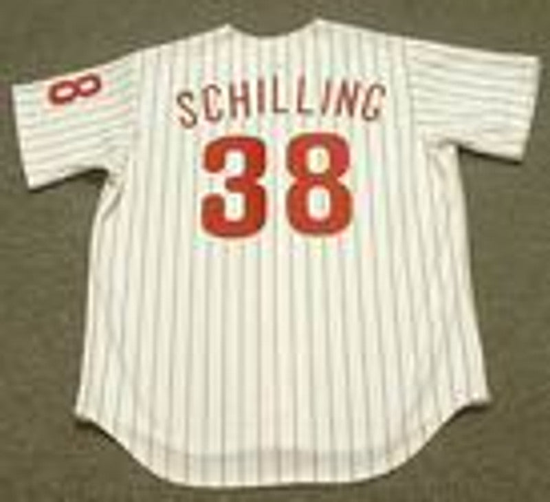 Curt Schilling Philadelphia Phillies 1993 Throwback Baseball Stitched Jersey | CTJS2462