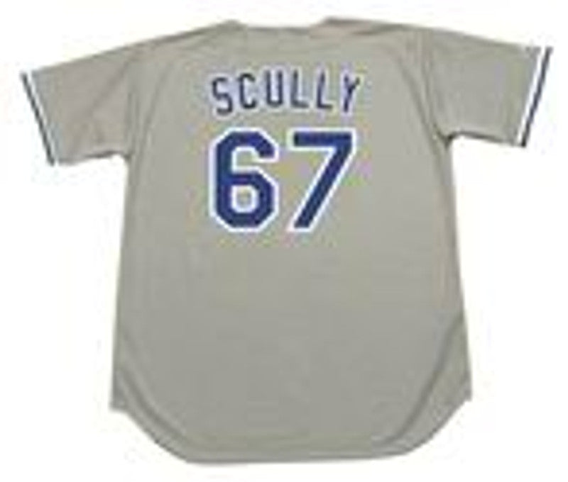 Vin Scully Los Angeles Dodgers 1980S Away Baseball Stitched Baseball Jersey | CTJS0111