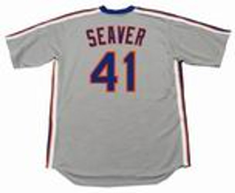 Tom Seaver New York Mets 1983 Cooperstown Throwback Away Baseball Stitched Jersey | CTJS0197