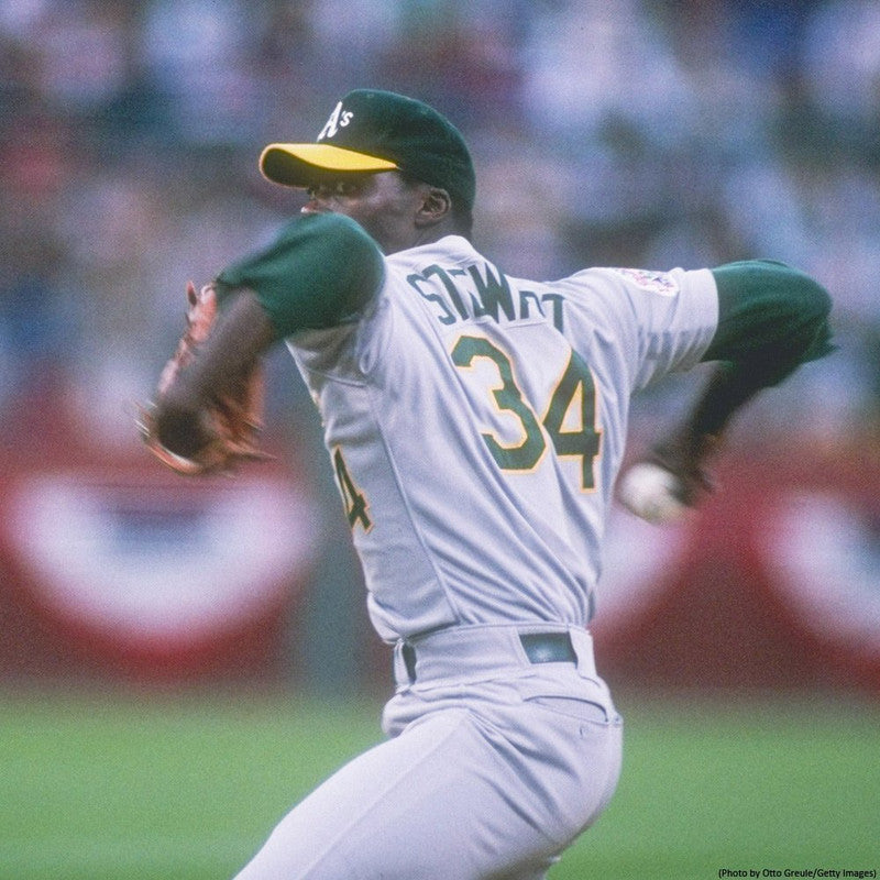 Dave Stewart Oakland Athletics 1989 Away Baseball Throwback Stitched Jersey | CTJS2374