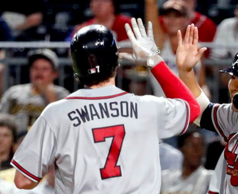 Dansby Swanson Atlanta Braves Away Baseball Stitched Jersey | CTJS2438