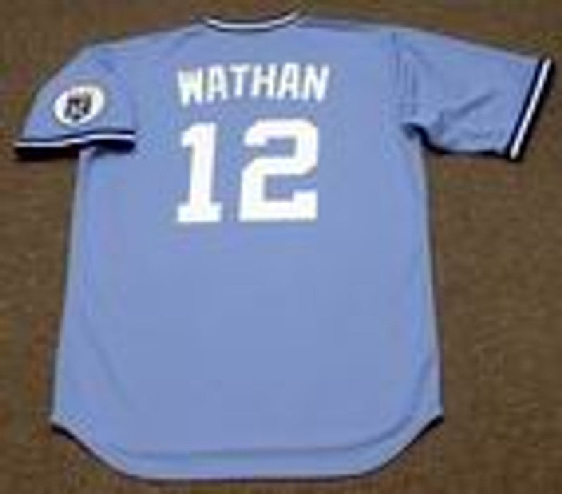 John Wathan Kansas City Royals 1980 Cooperstown Throwback Baseball Stitched Jersey | CTJS1520