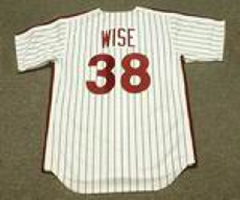 Rick Wise Philadelphia Phillies 1971 Cooperstown Throwback Home Baseball Stitched Jersey | CTJS0651