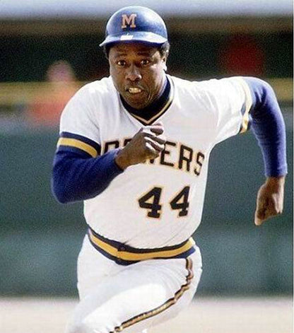 Hank Aaron Milwaukee Brewers 1975 Cooperstown Throwback Home Stitched Jersey | CTJS1900