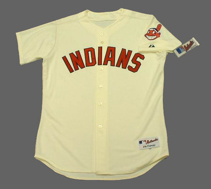 Cleveland Indians Authentic Home Custom Stitched Jersey | CTJS2493