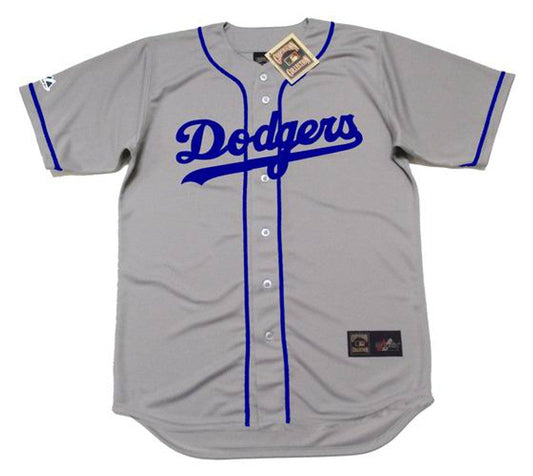 Pee Wee Reese Brooklyn Dodgers 1955 Cooperstown Away Baseball Stitched Jersey | CTJS0835
