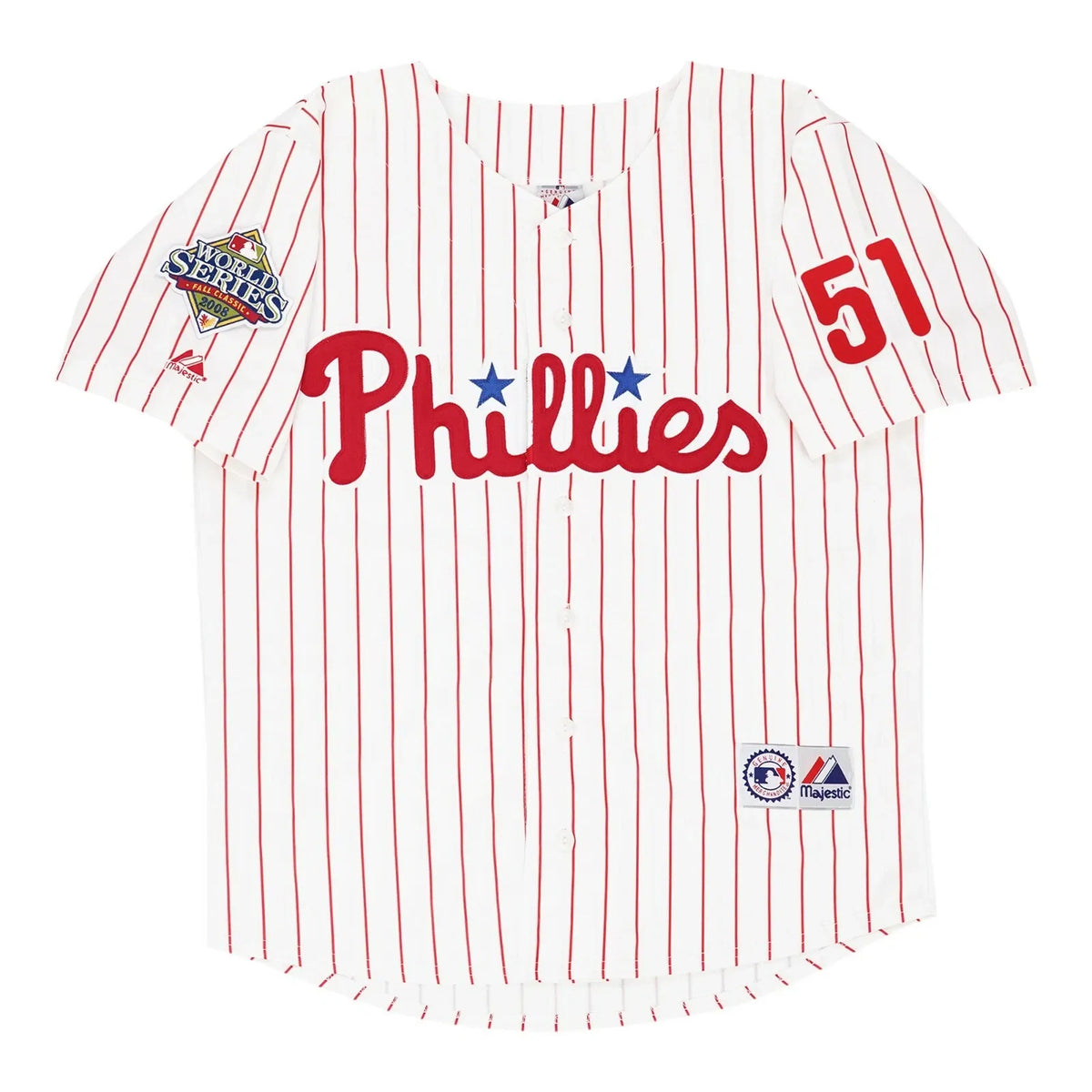 Carlos Ruiz 2008 Philadelphia Phillies 2008 World Series Home Road Baseball Jersey | TJS1102