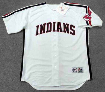 Cleveland Indians 1990S Throwback Home Baseball Stitched Jersey | CTJS2497