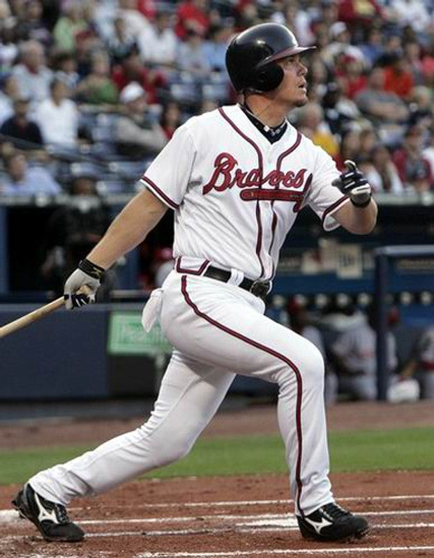 Chipper Jones Atlanta Braves 1995 Home Throwback Baseball Stitched Jersey | CTJS2560