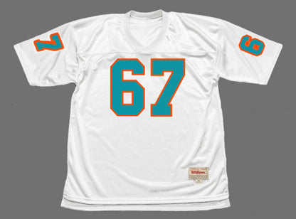 Miami Dolphins Bob Kuechenberg NFL jersey front view
