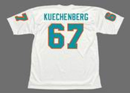 Miami Dolphins Bob Kuechenberg NFL jersey front view