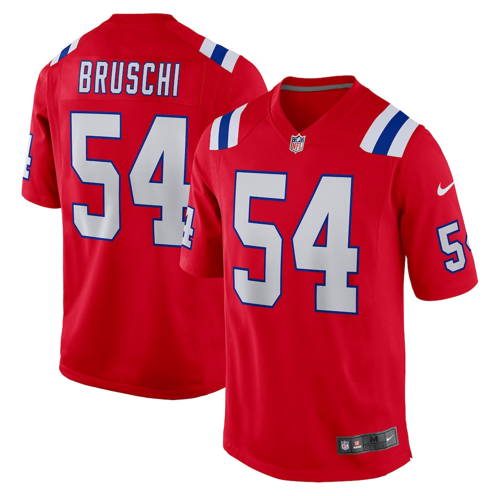New England Patriots Tedy Bruschi NFL jersey front view