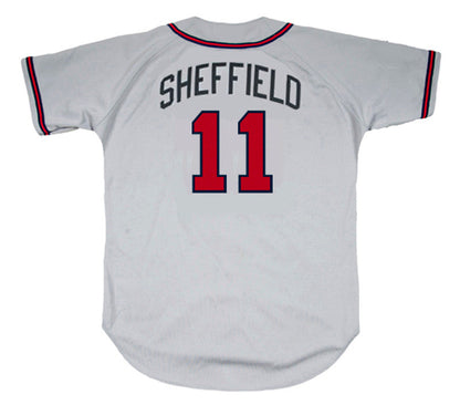 Gary Sheffield Atlanta Braves 2003 Away Throwback Baseball Stitched Jersey | CTJS2007