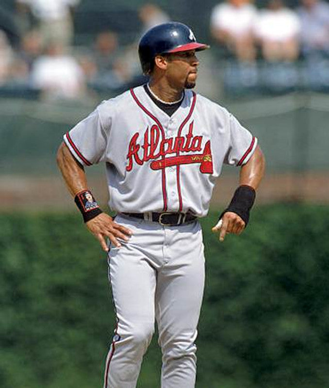 Gary Sheffield Atlanta Braves 2003 Away Throwback Baseball Stitched Jersey | CTJS2007