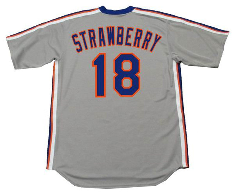 Darryl Strawberry New York Mets 1987 Cooperstown Away Baseball Stitched Jersey | CTJS2414