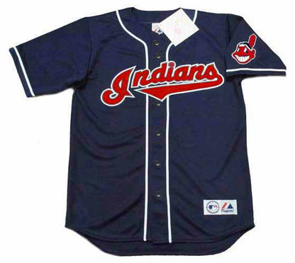 Cleveland Indians 1990S Throwback Alternate Custom Name Number Stitched Jersey | CTJS2499