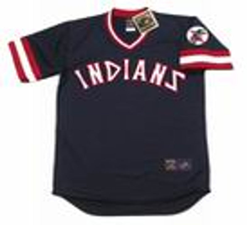 Cleveland Indians 1970S Cooperstown Throwback Away Baseball Stitched Jersey | CTJS2507