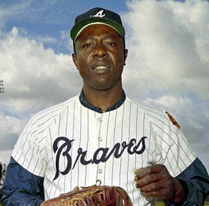Hank Aaron Atlanta Braves 1969 Cooperstown Home Baseball Stitched Jersey | CTJS1906