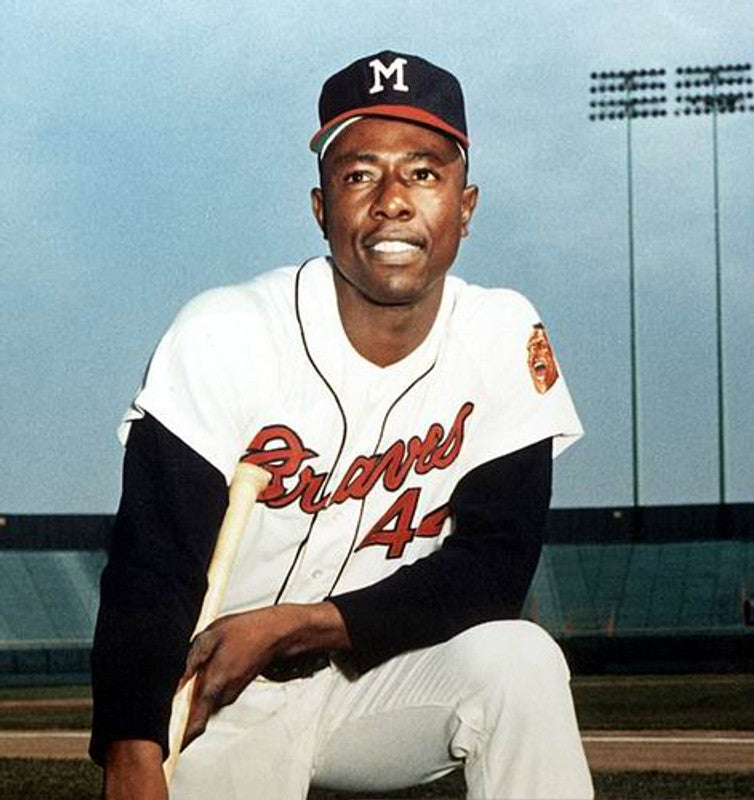 Hank Aaron Milwaukee Braves 1960S Throwback Baseball Stitched Jersey | CTJS1902