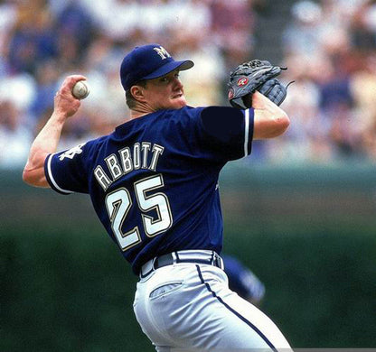 Jim Abbott Milwaukee Brewers 1999 Away Throwback Baseball Stitched Jersey | CTJS1708