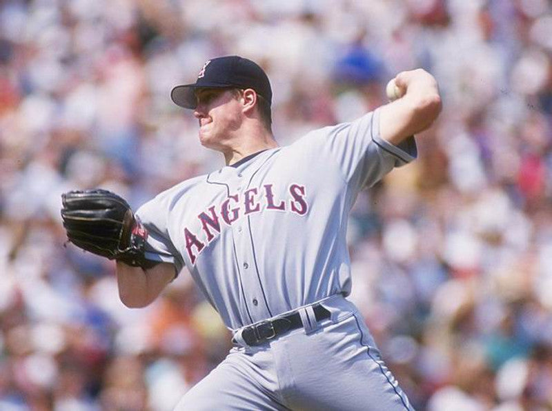 Jim Abbott California Angels 1996 Throwback Away Baseball Stitched Jersey | CTJS1710