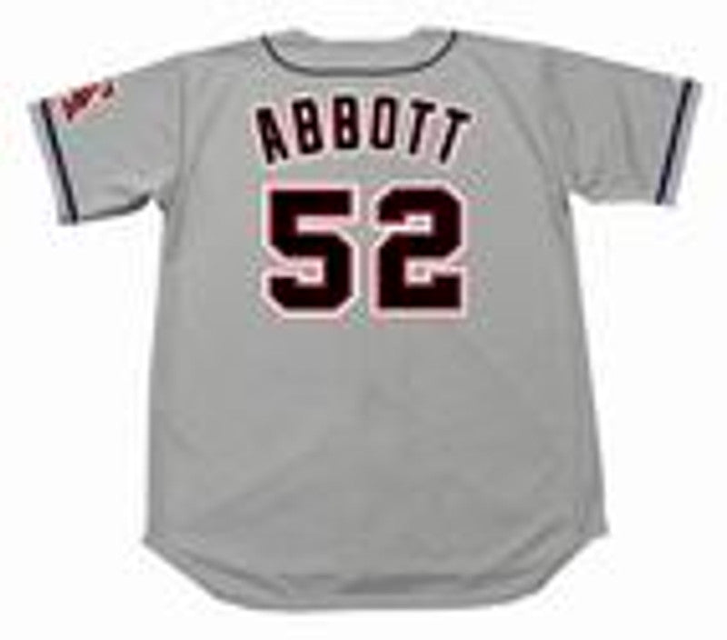 Jim Abbott California Angels 1996 Throwback Away Baseball Stitched Jersey | CTJS1710