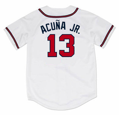 Ronald Acuna Jr Atlanta Braves 2018 Home Baseball Stitched Jersey | CTJS0523