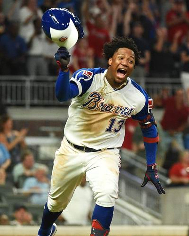 Ronald Acuna Jr Atlanta Braves 1970S Home Throwback Baseball Stitched Jersey | CTJS0521
