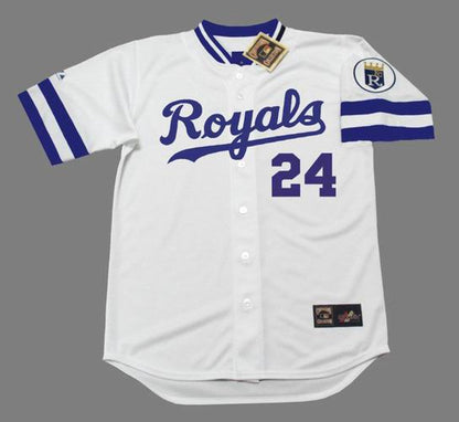 Willie Aikens Kansas City Royals 1983 Cooperstown Home Baseball Stitched Jersey | CTJS0064