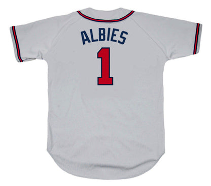 Ozzie Albies Atlanta Braves Away Baseball Stitched Jersey | CTJS0886