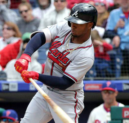 Ozzie Albies Atlanta Braves Away Baseball Stitched Jersey | CTJS0886
