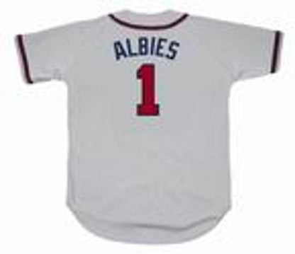 Ozzie Albies Atlanta Braves Away Baseball Stitched Jersey | CTJS0886