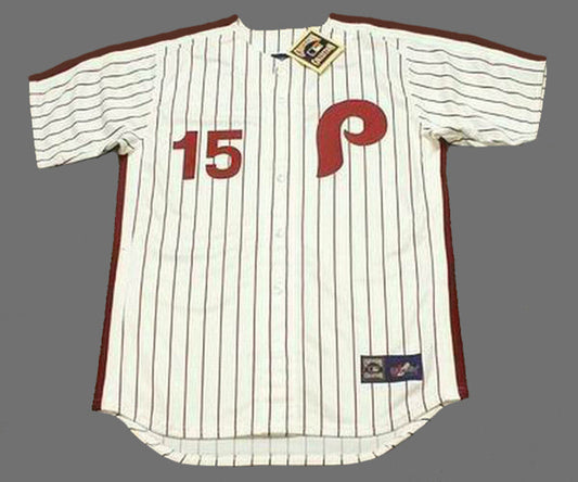 Richie Allen Philadelphia Phillies 1975 Cooperstown Throwback Home Baseball Stitched Jersey | CTJS0684