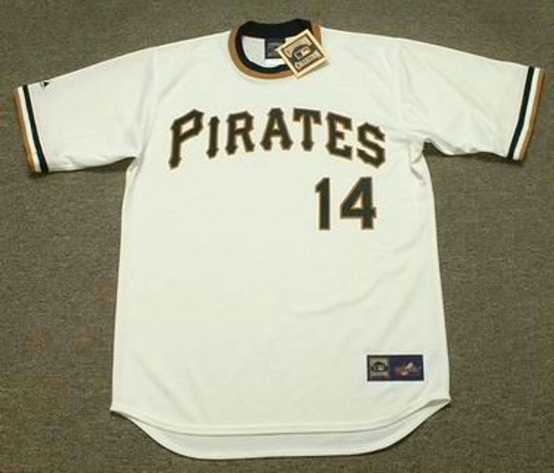 Gene Alley Pittsburgh Pirates 1971 Cooperstown Throwback Baseball Stitched Jersey | CTJS1990