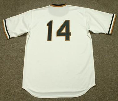 Gene Alley Pittsburgh Pirates 1971 Cooperstown Throwback Baseball Stitched Jersey | CTJS1990