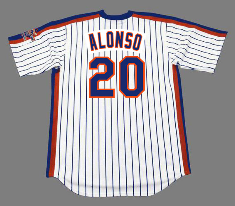 Pete Alonso New York Mets 1986 Home Throwback Baseball Stitched Jersey | CTJS0833