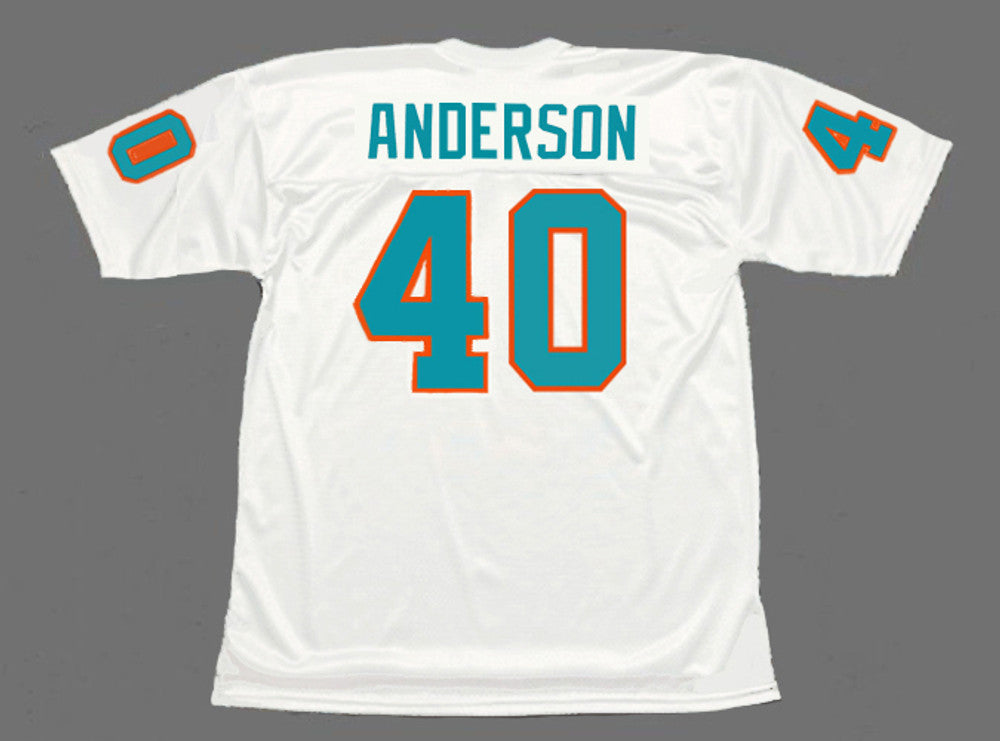 Miami Dolphins Dick Anderson NFL jersey front view
