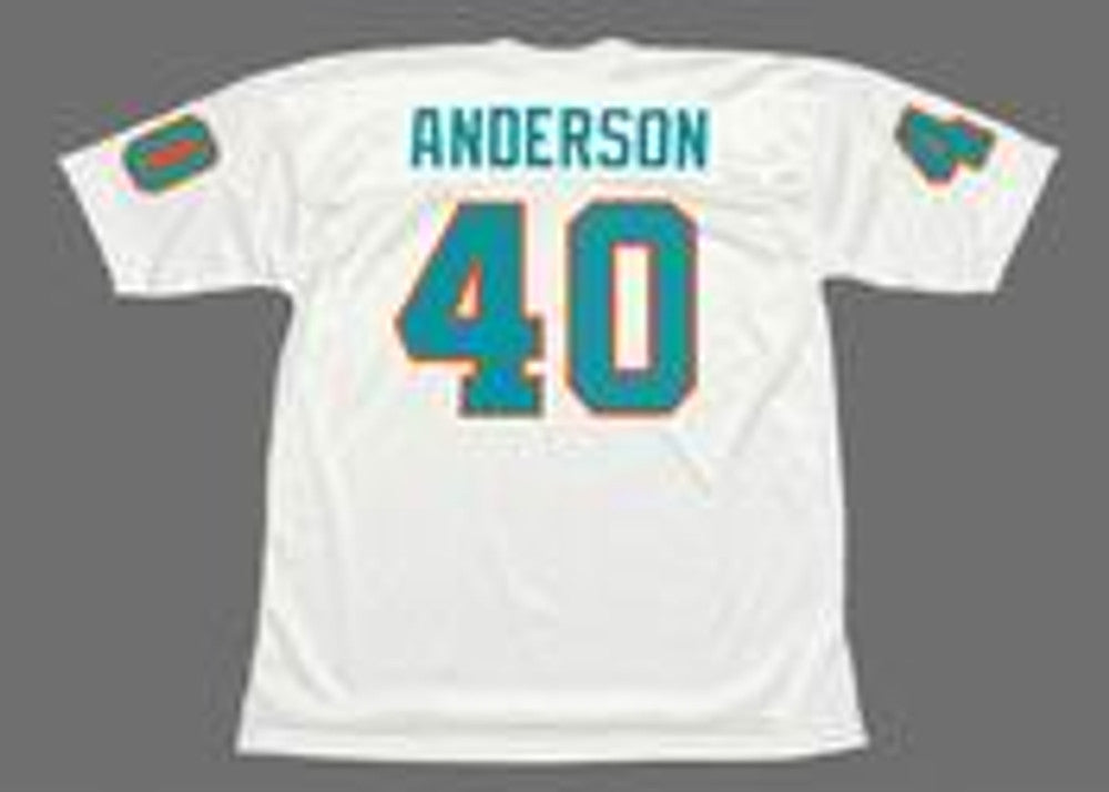 Miami Dolphins Dick Anderson NFL jersey front view
