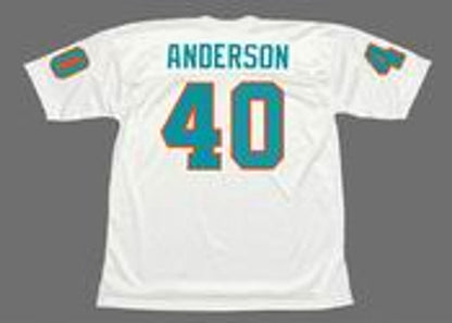 Miami Dolphins Dick Anderson NFL jersey front view