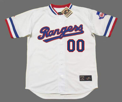 Texas Rangers 1980S Throwback Home Custom Name Number Stitched Baseball Jersey | CTJS0274