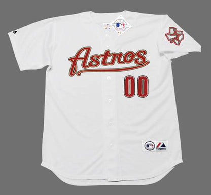 Houston Astros 2002 Throwback Home Custom Name Number Stitched Jersey | CTJS1861