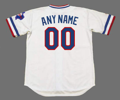Texas Rangers 1980S Throwback Home Custom Name Number Stitched Baseball Jersey | CTJS0274