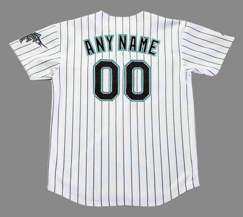Florida Marlins 2000S Home Throwback Custom Name Number Stitched Jersey | CTJS2092