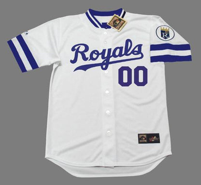 Kansas City Royals 1980S Cooperstown Home Custom Name Number Stitched Baseball Jersey | CTJS1420