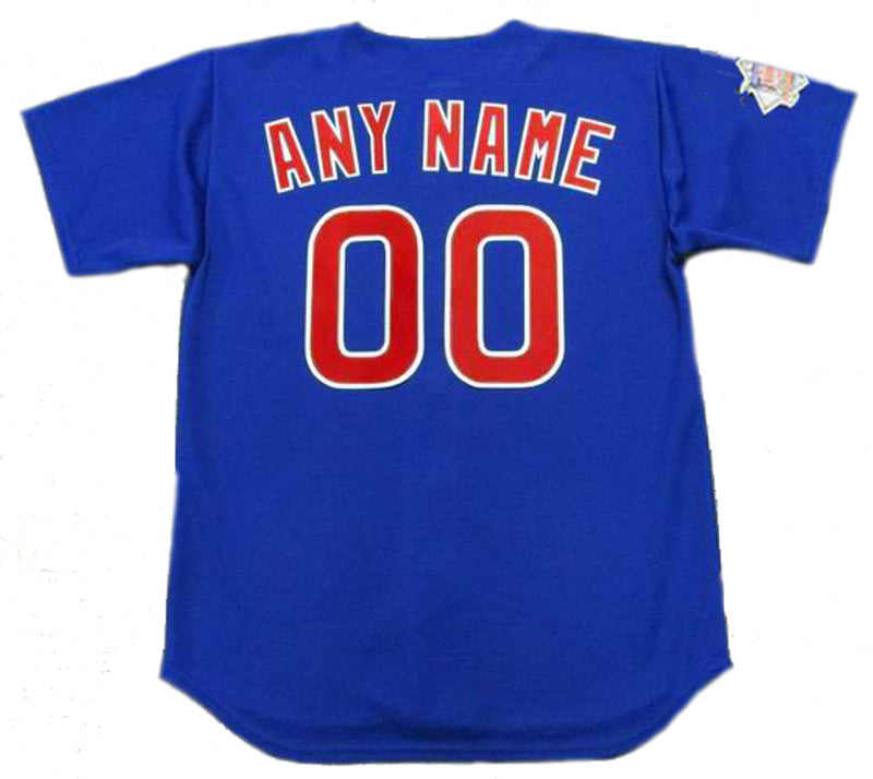 Chicago Cubs Alternate Baseball Custom Name Number Stitched Jersey | CTJS2586