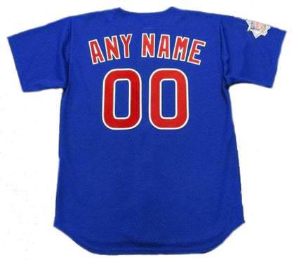 Chicago Cubs Alternate Baseball Custom Name Number Stitched Jersey | CTJS2586