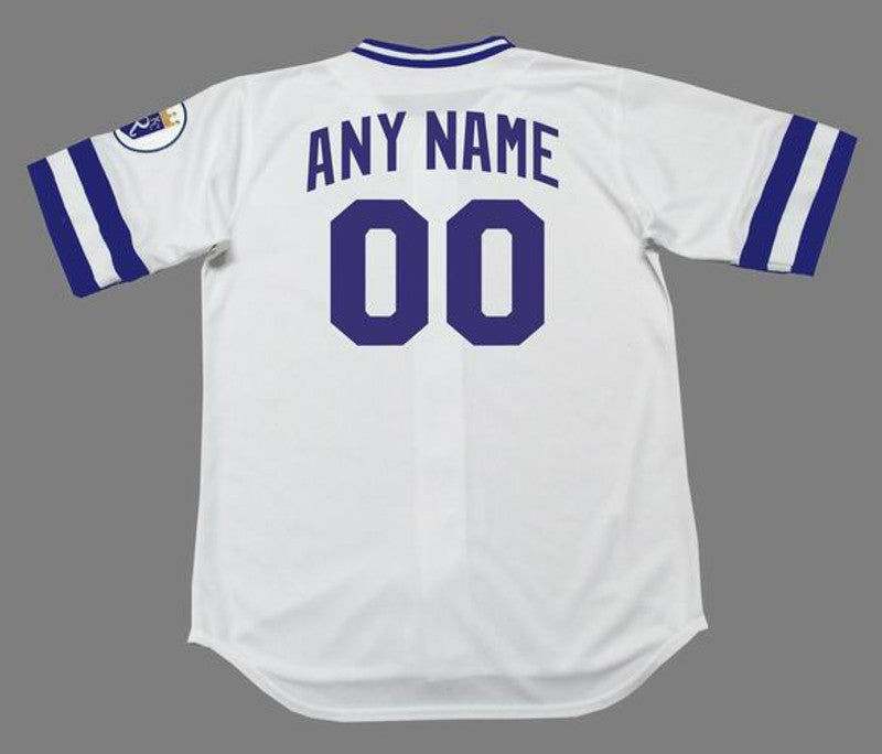 Kansas City Royals 1980S Cooperstown Home Custom Name Number Stitched Baseball Jersey | CTJS1420