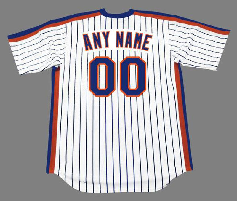New York Mets 1980S Cooperstown Home Custom Name Number Stitched Baseball Jersey | CTJS0954